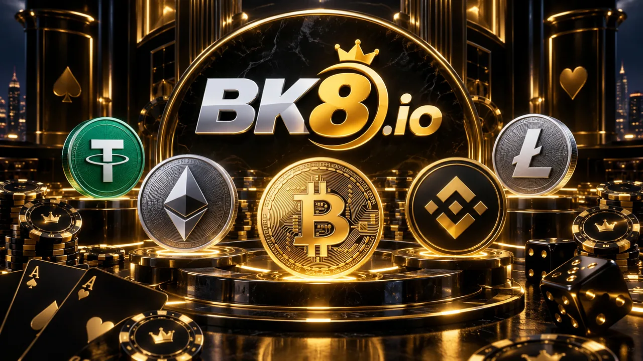 Monedas crypto BTC, ETH y USDT para jugar en BK8 crypto casino